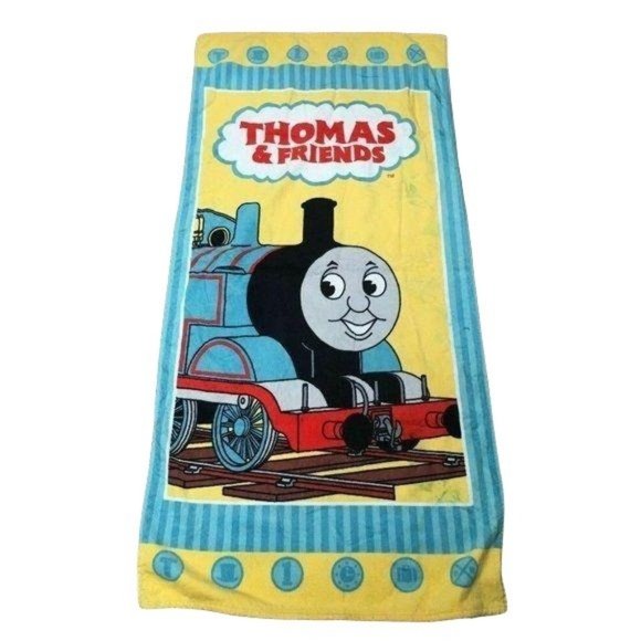 Thomas Tank Train Engine Official early 2000s Friends Beach Towel - Picture 1 of 12